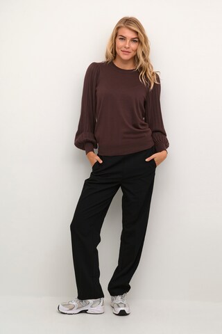 Kaffe Sweater 'Lone' in Brown