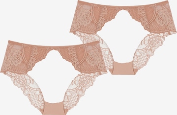 Slip ' Wild Peony Florale ' TRIUMPH en rose : devant