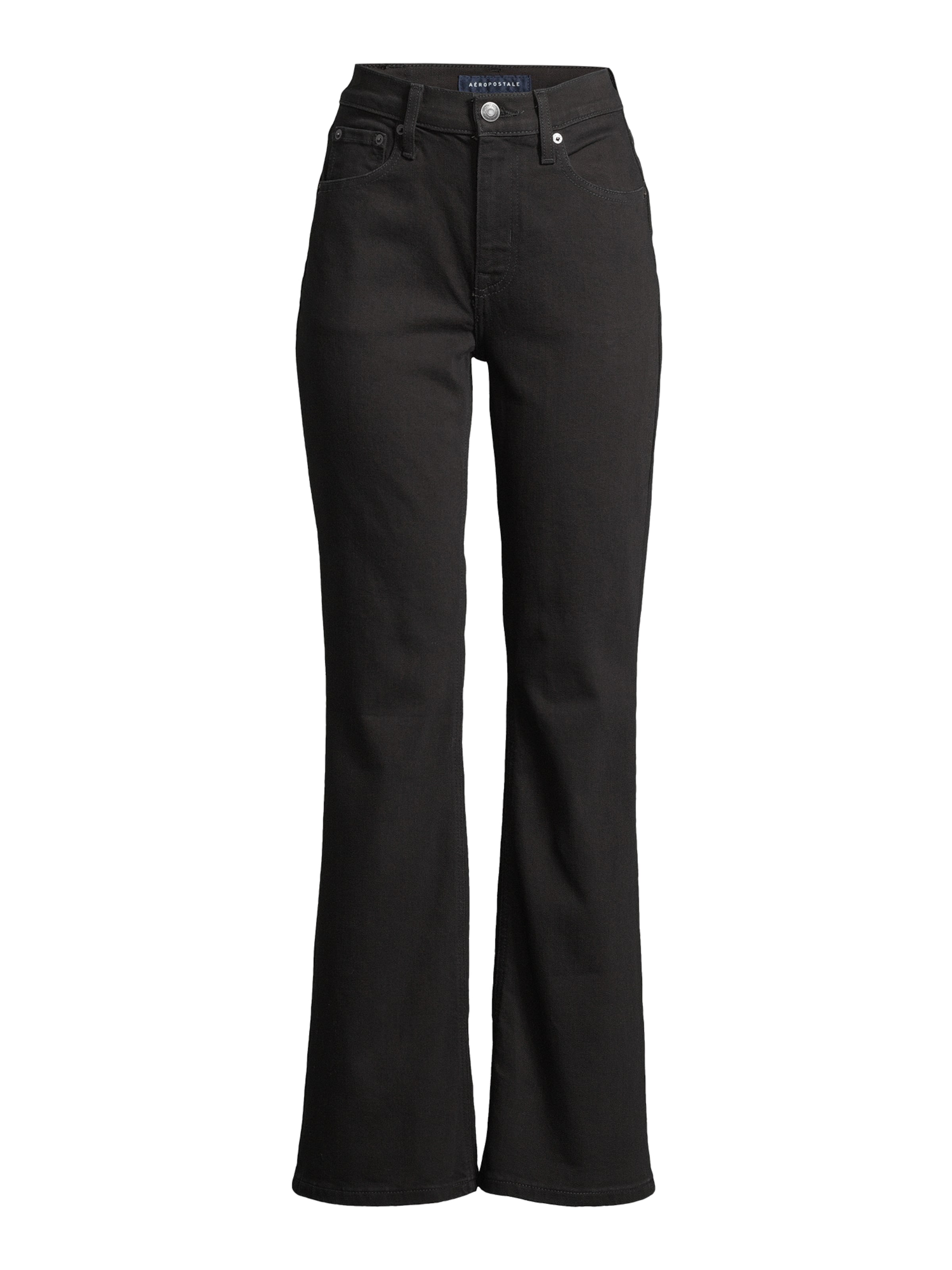 évasé Jean AÉROPOSTALE en noir : devant