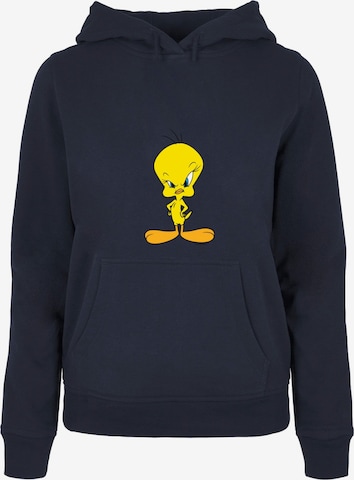 ABSOLUTE CULT Sweatshirt 'Looney - Tunes Angry Tweety' in Blauw: voorkant