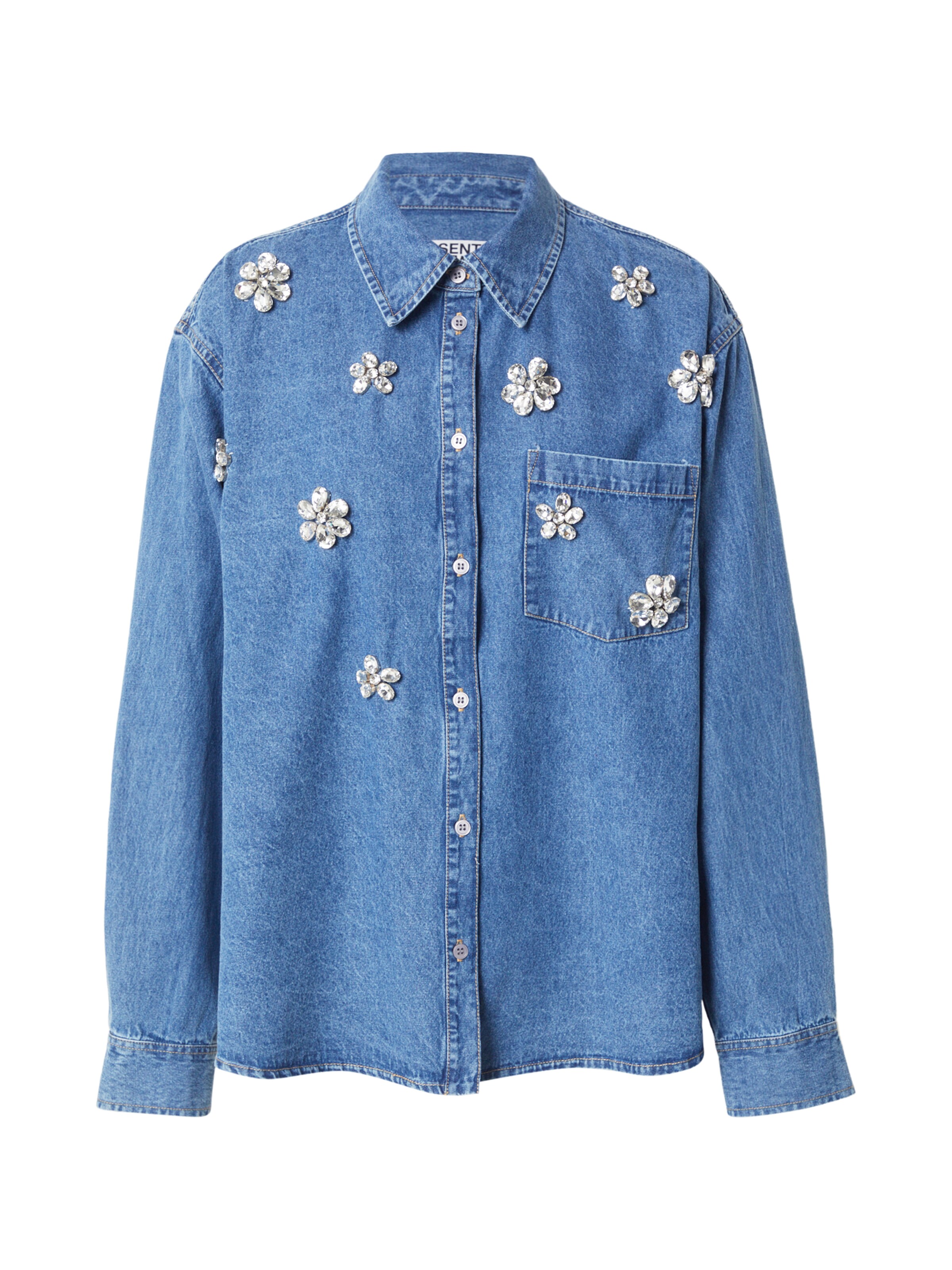 Essentiel Antwerp Bluza | modra barva: sprednja stran