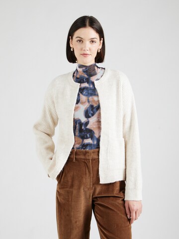 Cardigan MORE & MORE en beige : devant