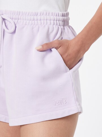 Loosefit Pantaloni 'Snack Sweatshort' di LEVI'S ® in lilla