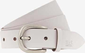 H.I.S Belt in White: front
