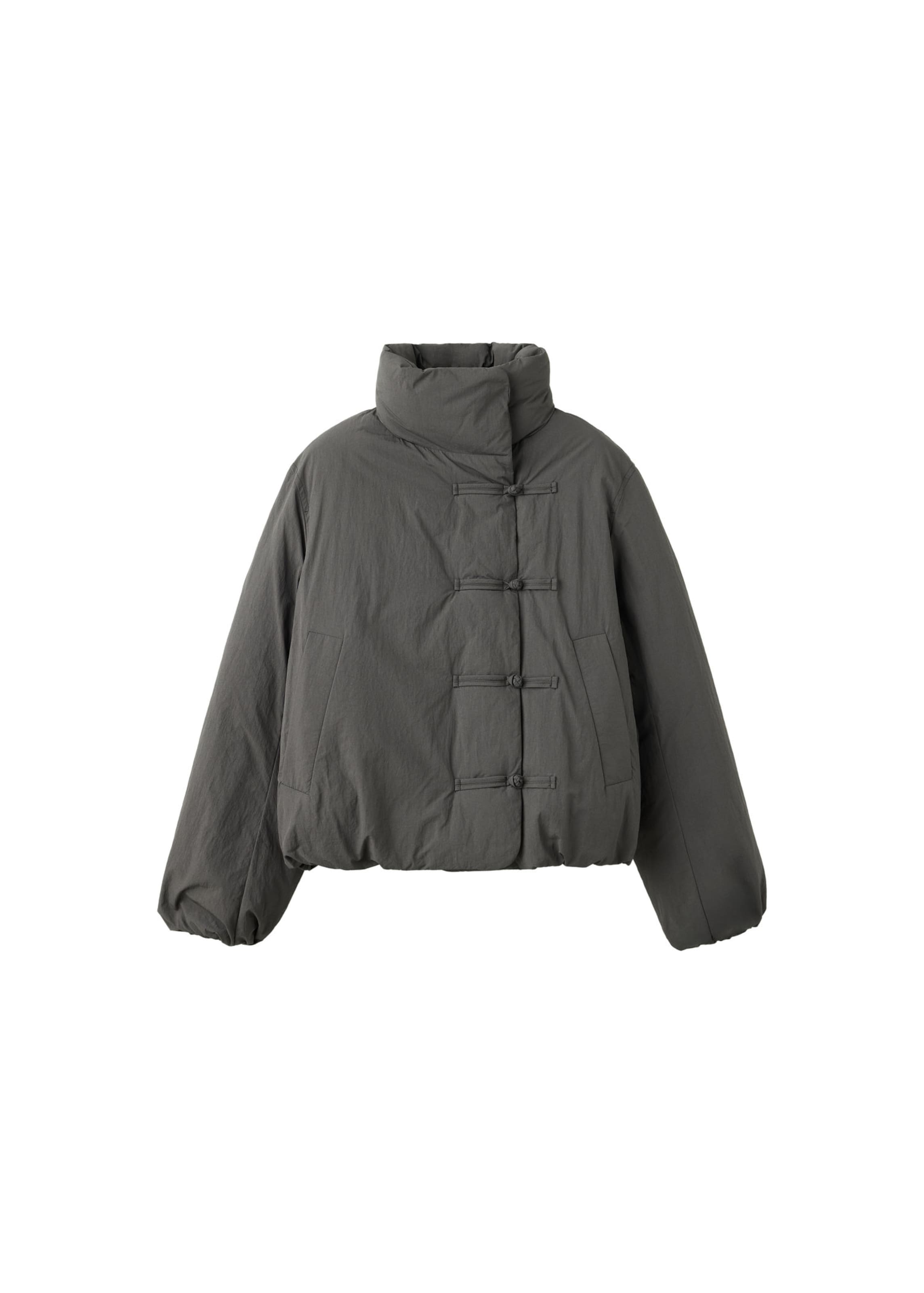 Giacca invernale 'TRUFA' in XS MANGO di colore grigio scuro, Visualizzazione prodotti