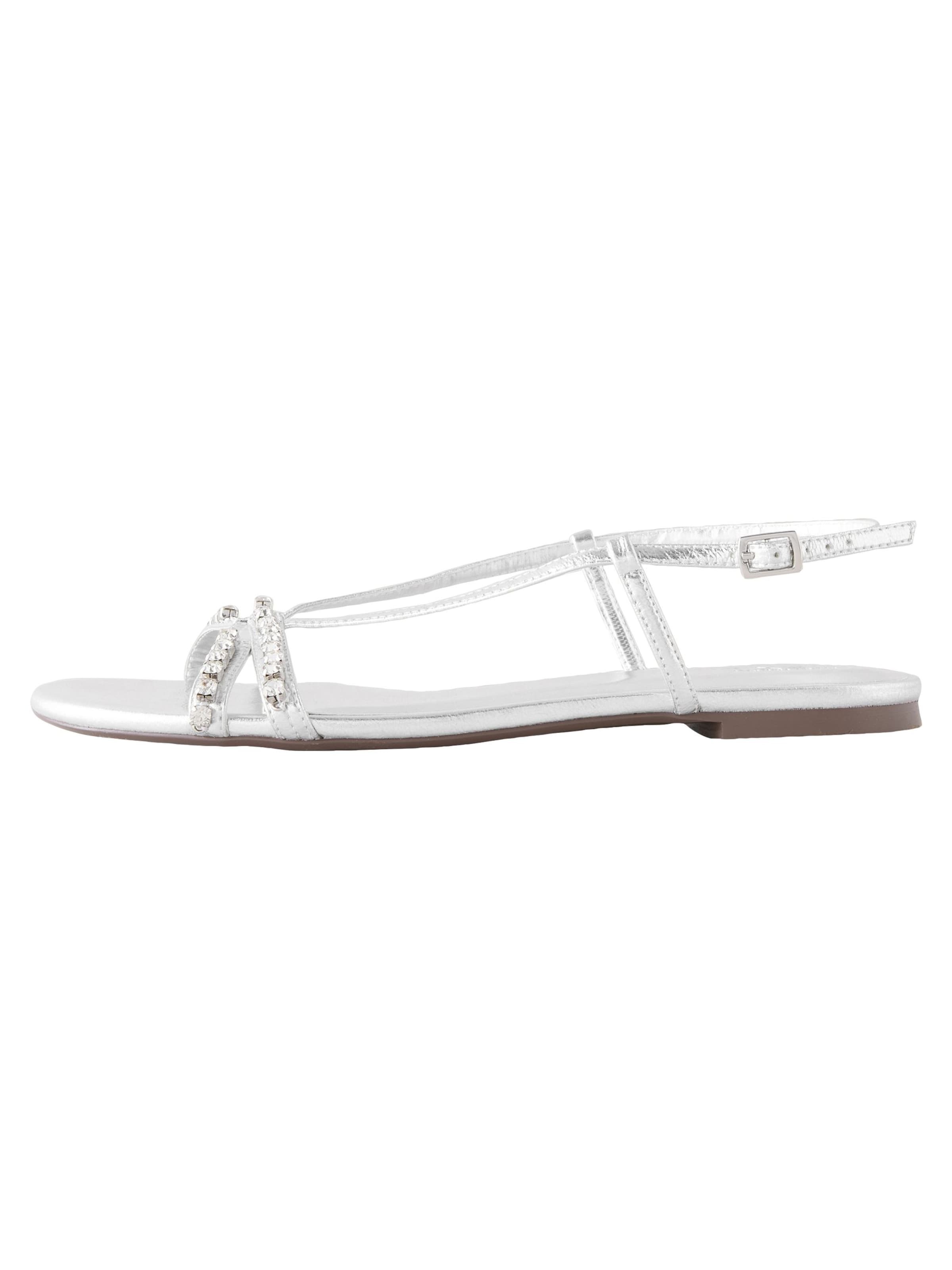 Next Sandalen met riem 'Forever Comfort' in Zilver: voorkant