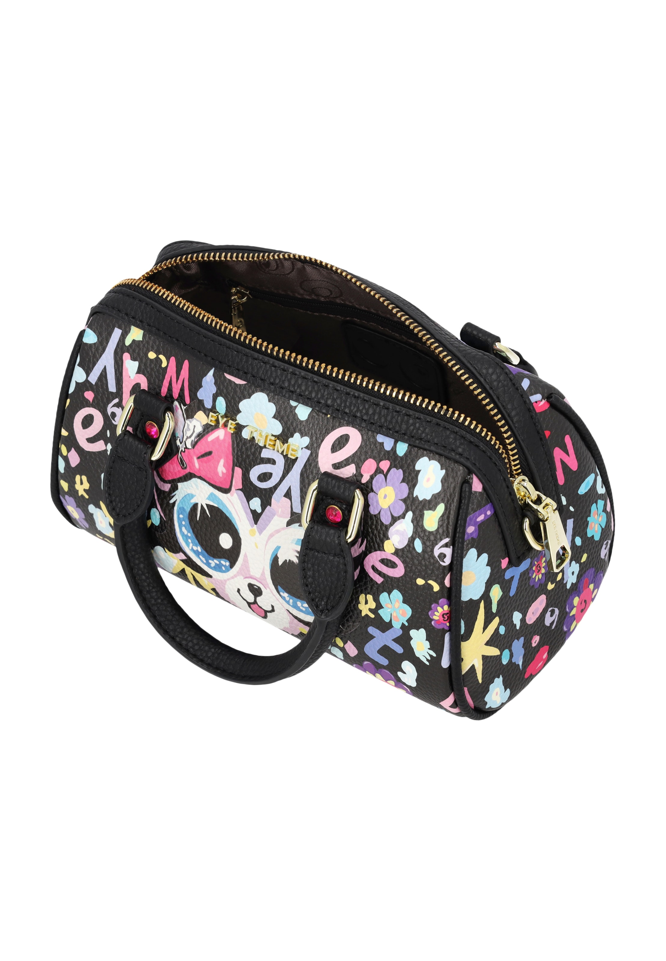 MYMO - Bolso de mano 'POP EYETHEME' en negro