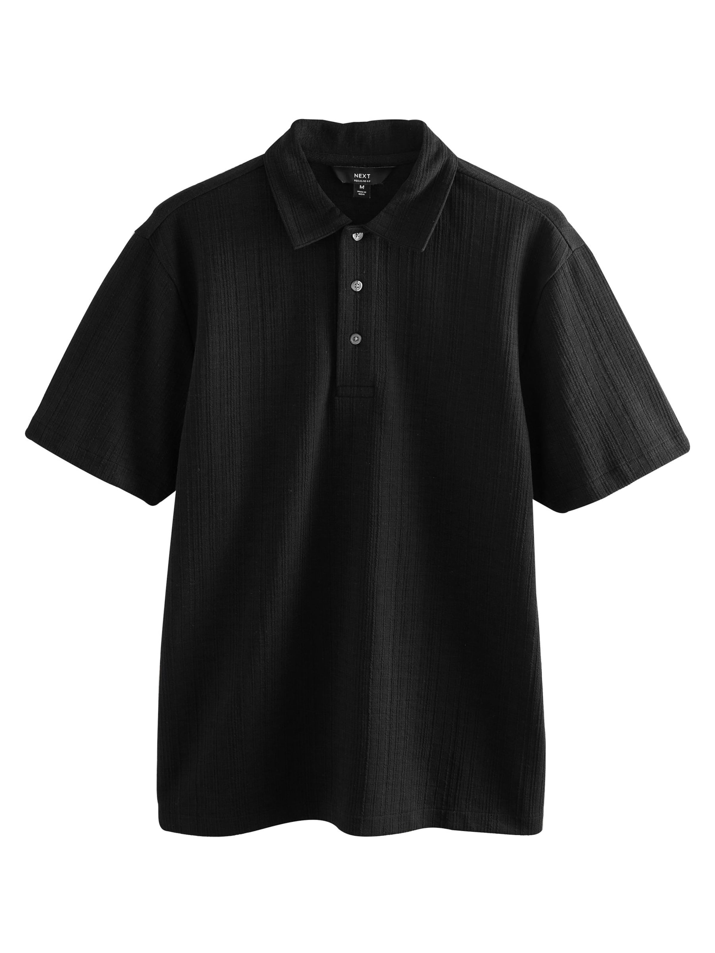 Next Shirt in Black: front