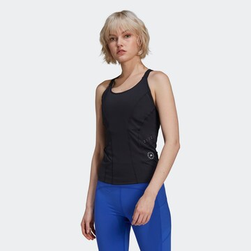 ADIDAS BY STELLA MCCARTNEY Sports Top 'Truepurpose' in Black: front