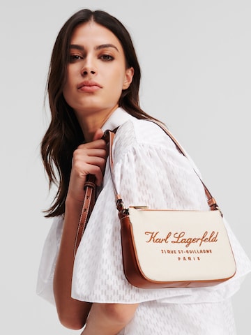 Borsa a tracolla 'Hotel' di Karl Lagerfeld in beige