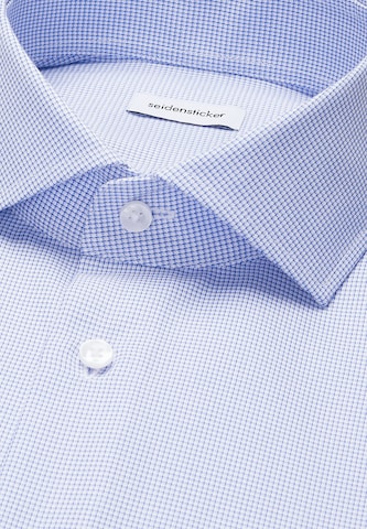 SEIDENSTICKER Slim fit Business shirt in Blue