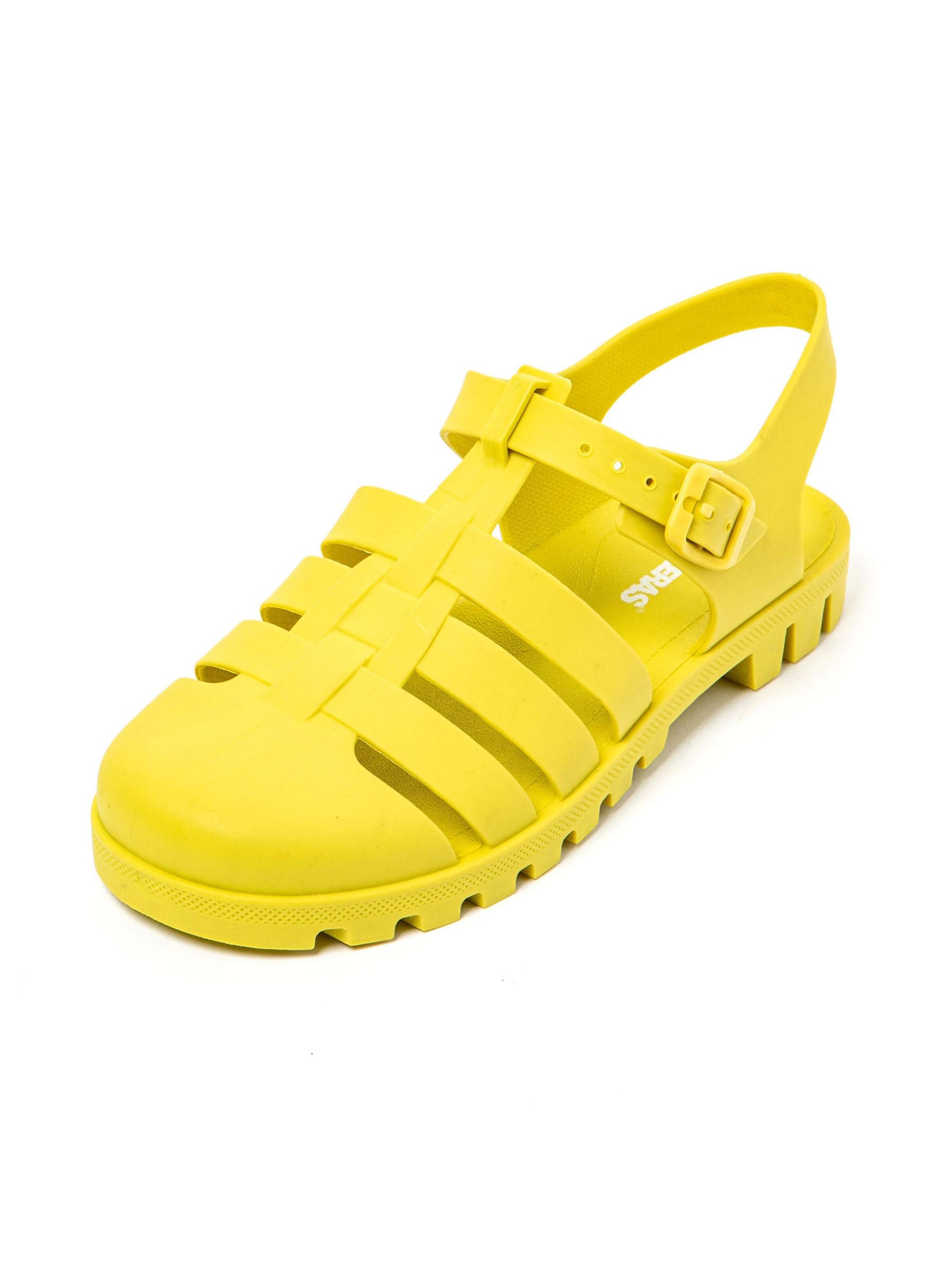 Brasileras - Sandalias 'Skipy' en amarillo