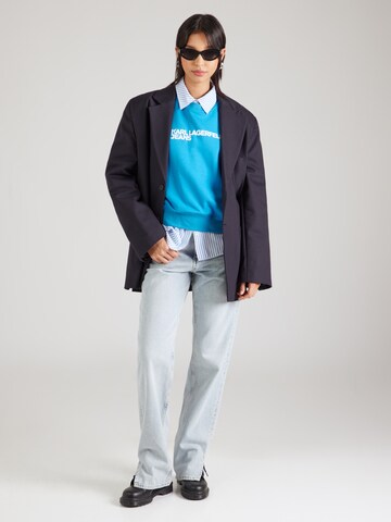 Felpa 'ESSENTIAL' di KARL LAGERFELD JEANS in blu