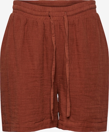 PIECES Loosefit Shorts 'STINA' in Rot: predná strana