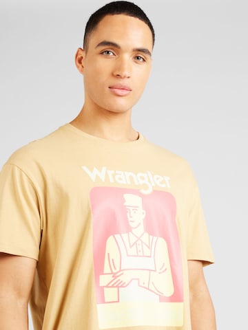 WRANGLER - Camiseta 'CASEY JONES' en marrón