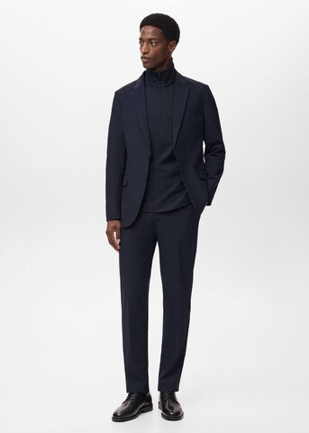 MANGO MAN Regular fit Suit Jacket in Blue