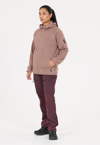 Whistler Fleece jacket 'Wolven' in Brown