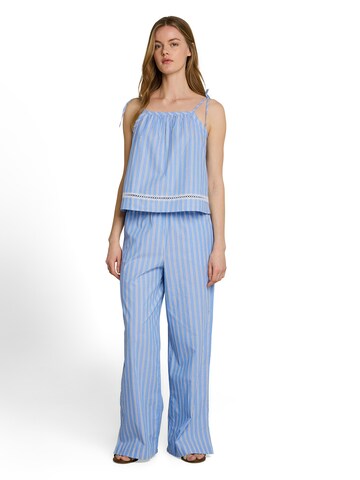 TOM TAILOR DENIM Wide leg Pants in Blue