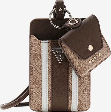 GUESS Handyhalter 'Noelle' in Braun: Vorderseite