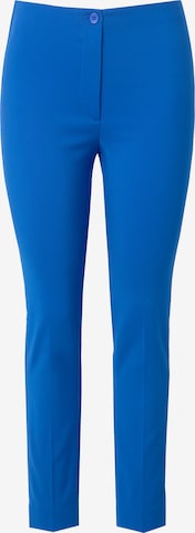 Ulla Popken Pantalon in Blauw: voorkant