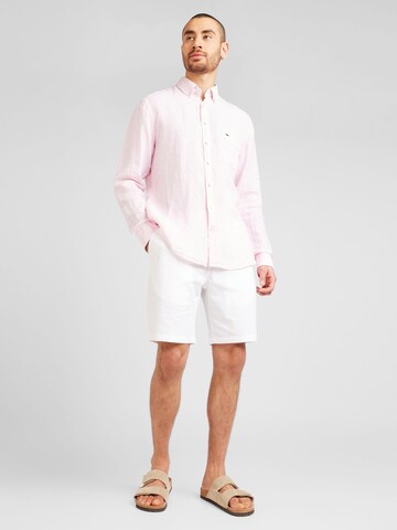 FYNCH-HATTON Regular fit Button Up Shirt in Pink