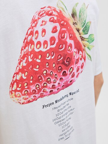 JACK & JONES T-Shirt 'JORBRADLEY' in Weiß