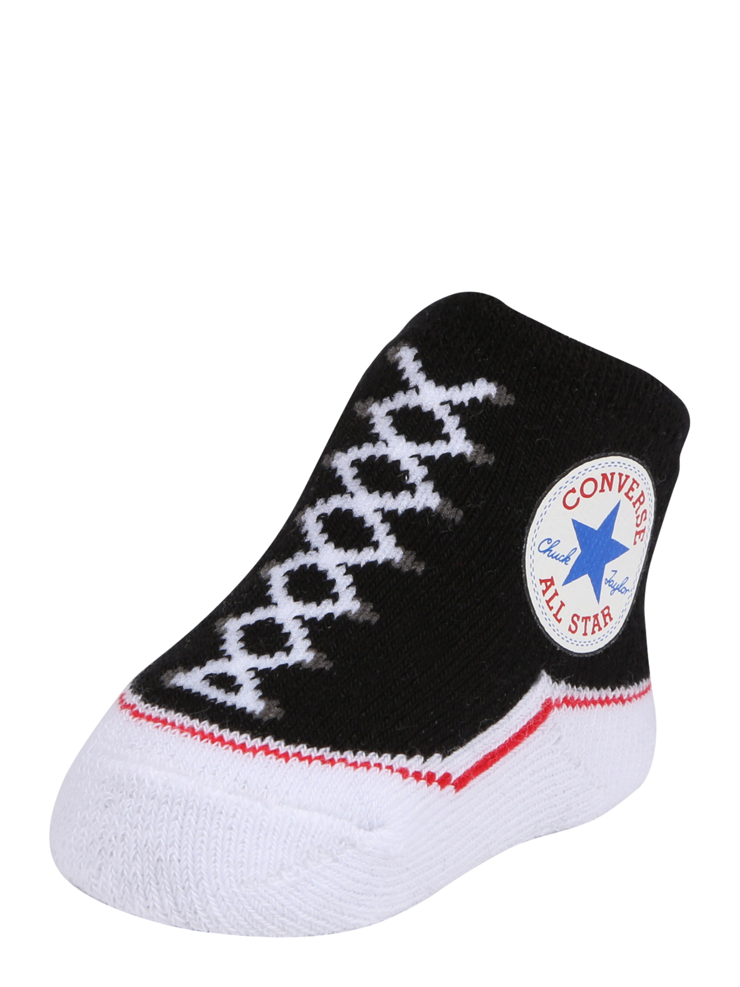 CONVERSEregular Čarape 'Chuck Taylor' - crna boja
