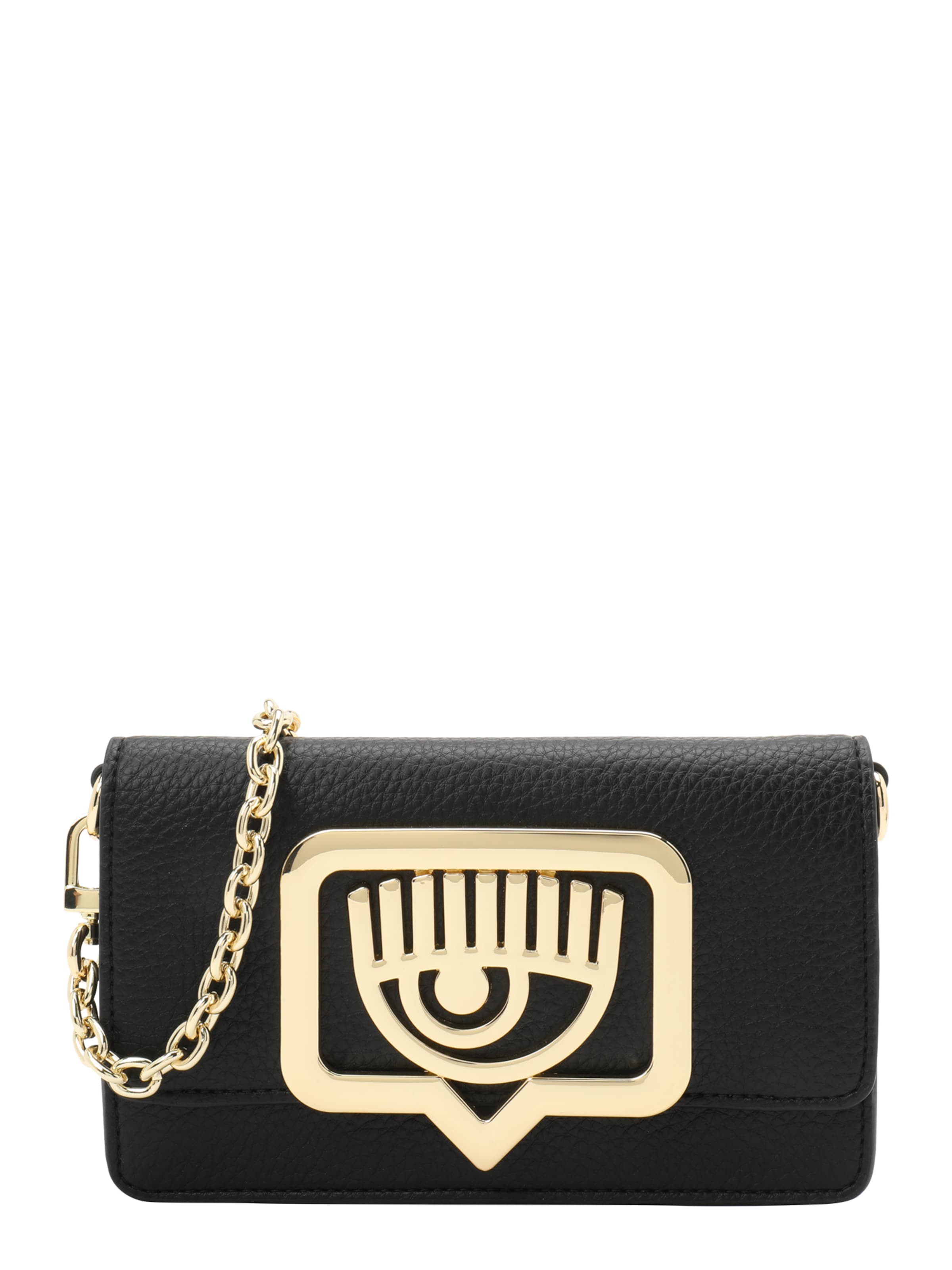 Chiara Ferragni Clutch in Zwart: voorkant