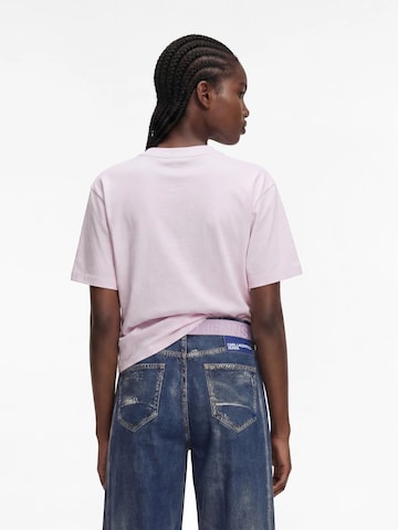 KARL LAGERFELD JEANS Тениска в лилав