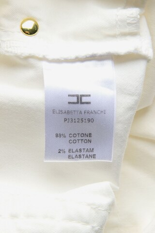 Elisabetta Franchi Jeans in 30 in White