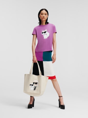 T-shirt Karl Lagerfeld en violet
