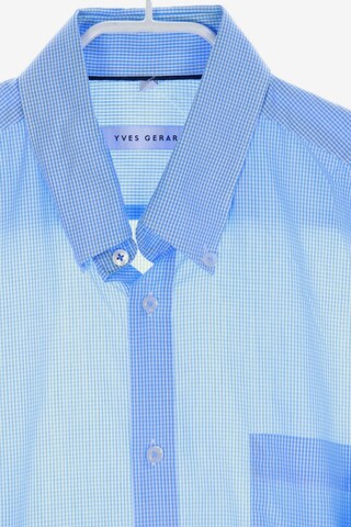 YVES GERARD Button Up Shirt in L in Blue