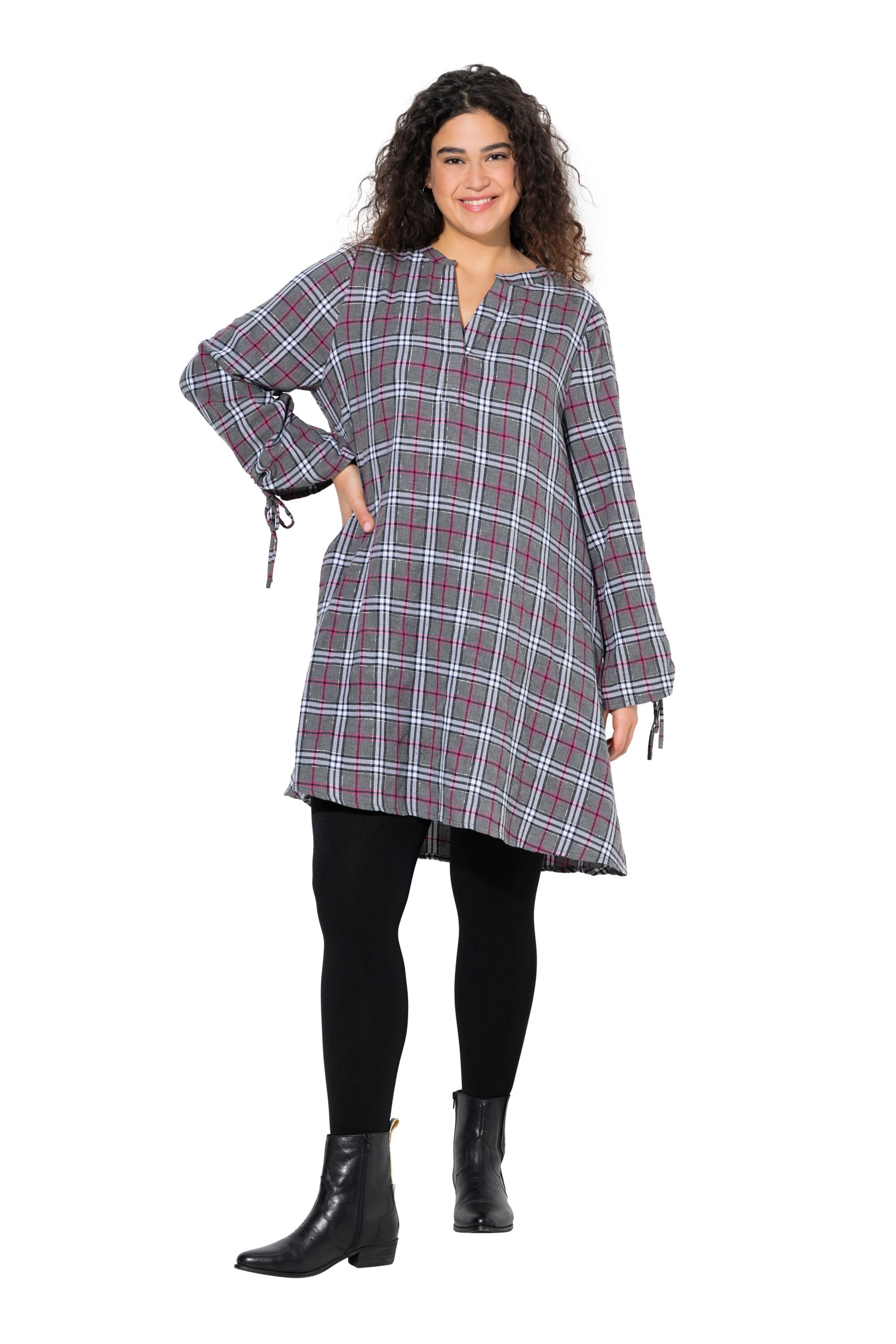 Ulla Popken Jurk in Grijs