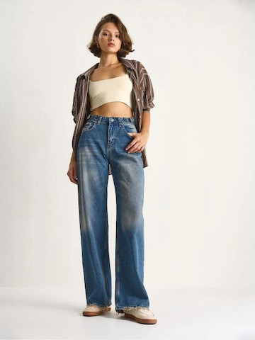 Bianco Lucci Loosefit Jeans in Blauw