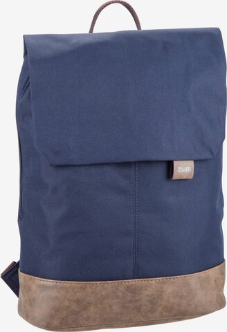 ZWEI Backpack 'Olli' in Blue: front