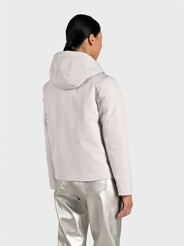 Canadian Classics Zimní bunda ' SOFT ZIP ' – bílá: zadní strana