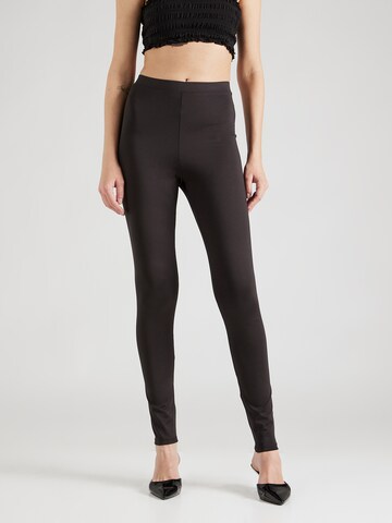 Skinny Leggings di Gina Tricot in nero: frontale