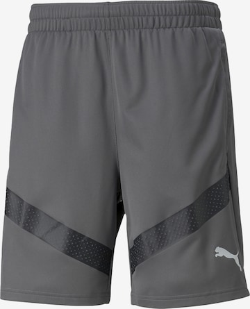 PUMA Regular Sportshorts 'TeamFinal' in Grau: predná strana