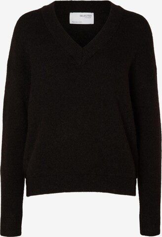 Pullover 'MALINE' di SELECTED FEMME in nero: frontale