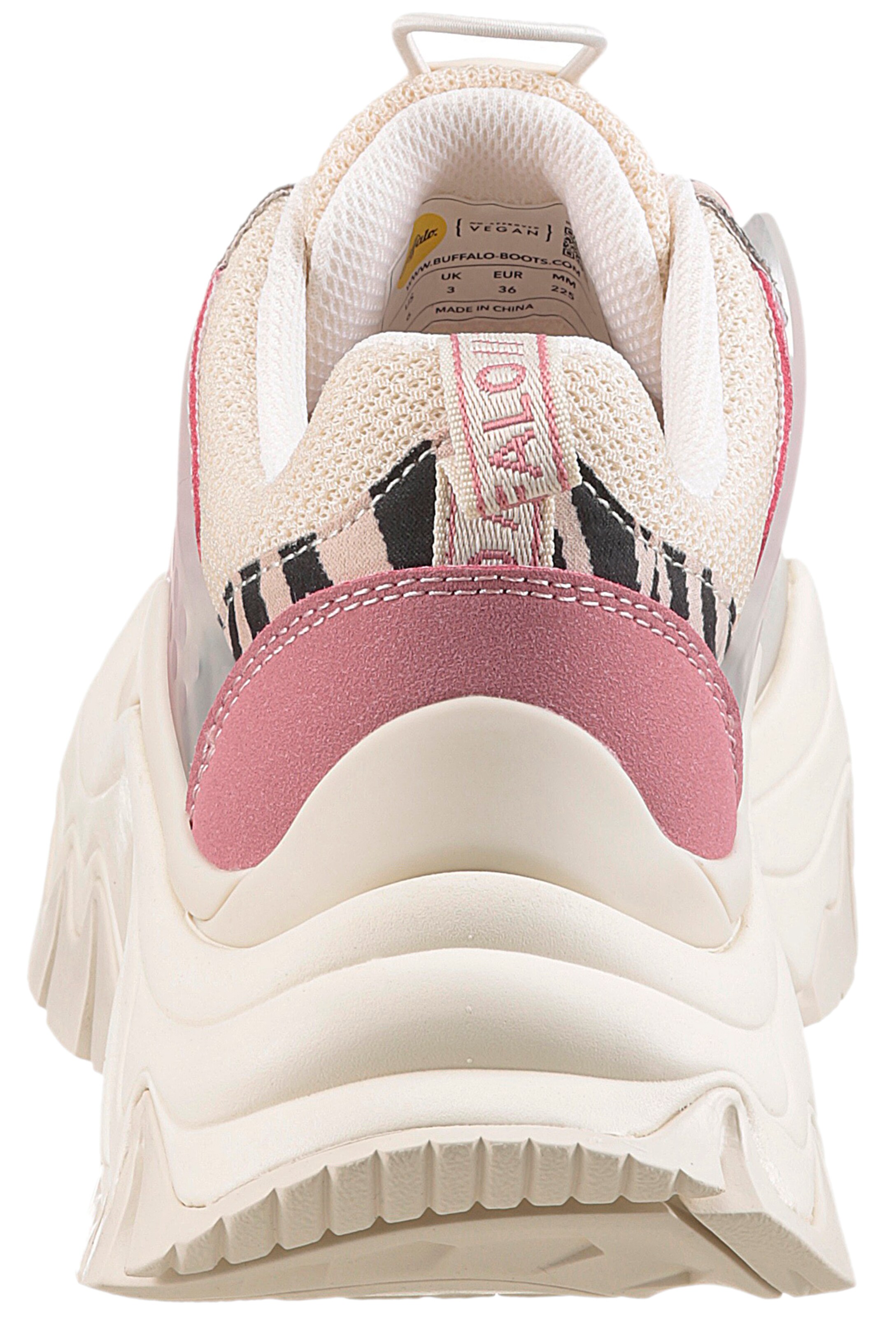 BUFFALO Sneaker low 'Trail One' i hvid