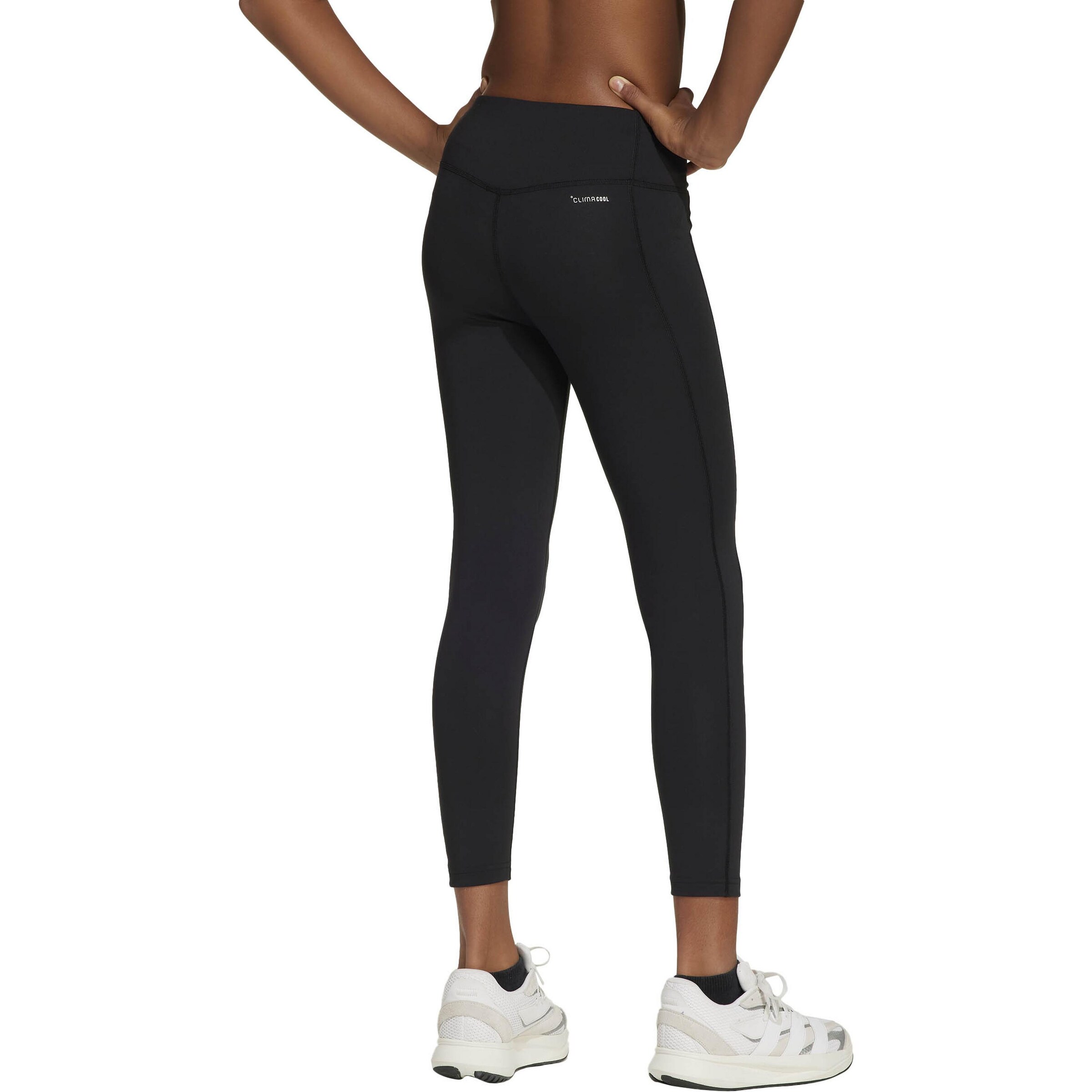 ADIDAS PERFORMANCE Skinny Workout Pants 'Opt Fav' in Black