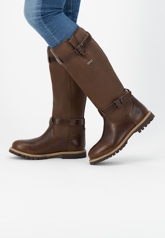 Travelin Boots 'Greenland' in Bruin: voorkant