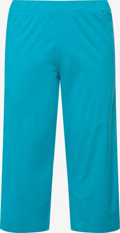 Ulla Popken Loosefit Broek in Blauw: voorkant