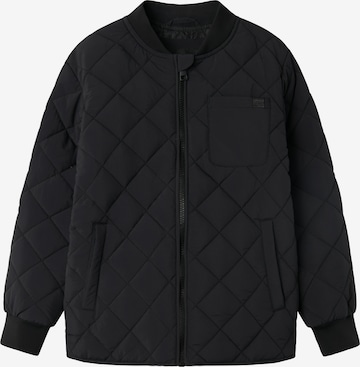 NAME IT Prehodna jakna 'NKMMarlin' | črna barva: sprednja stran