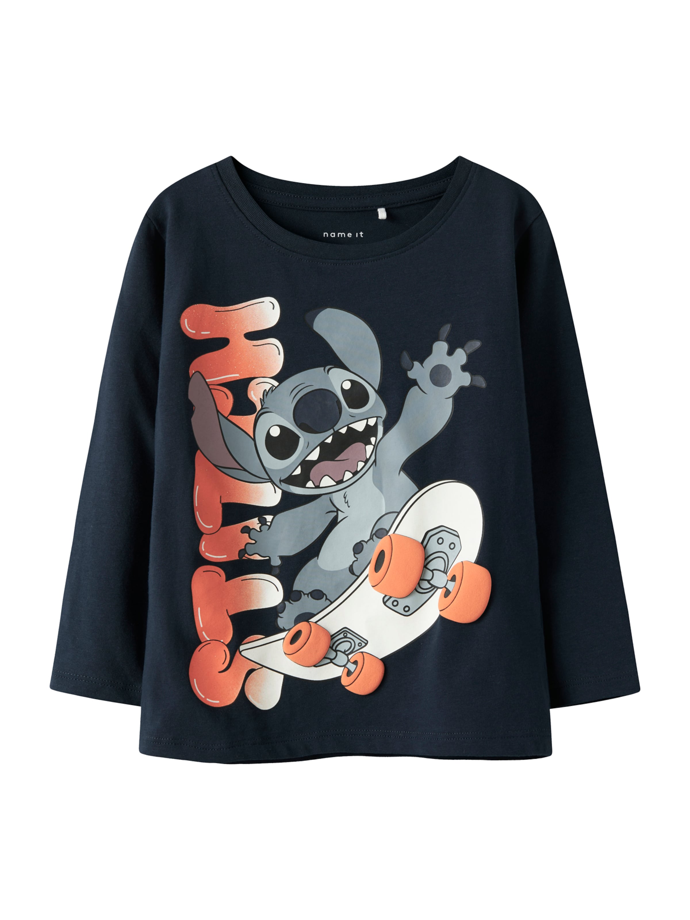 NAME IT Póló 'NMMADRI STITCH' - kék: elől