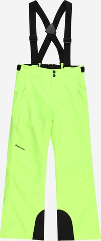 ZIENER Workout Pants 'ARISU' in Yellow: front