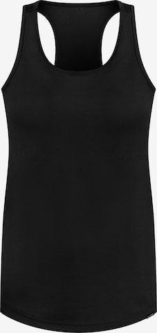 Smilodox Tank Top ' Meggy ' in Schwarz: Vorderseite