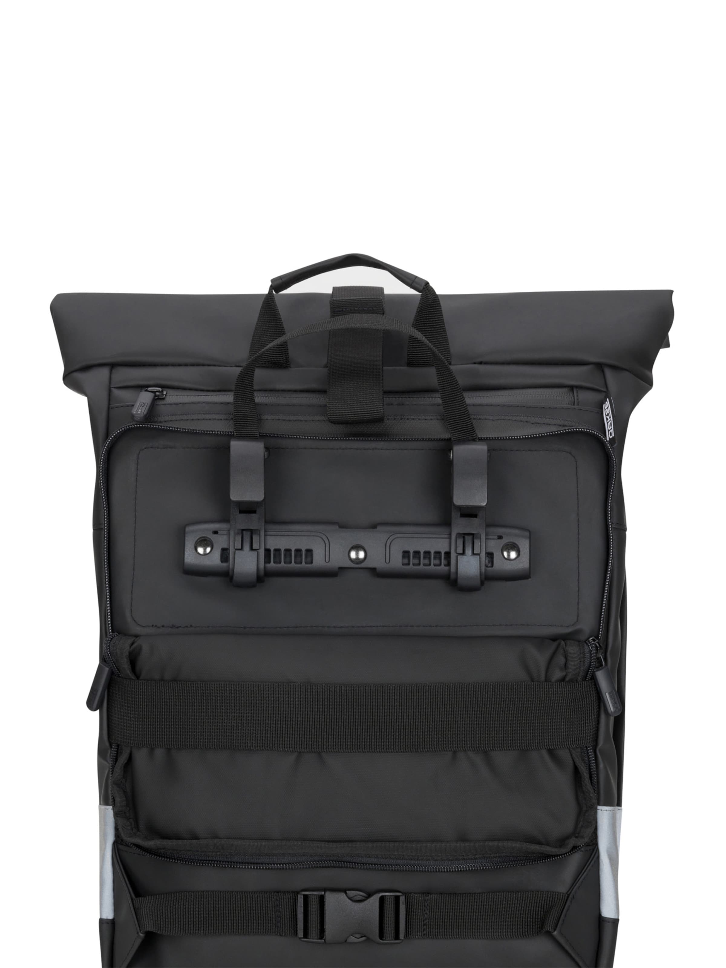 Zaino 'Everyday Rolltop Bike' di OAK25 in nero