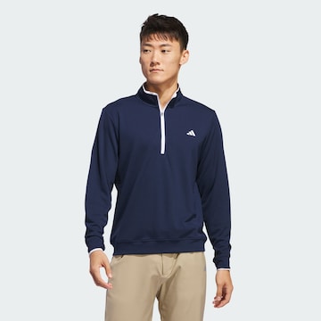 ADIDAS GOLF Athletic Sweatshirt in Blue: front