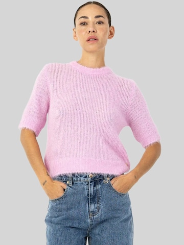 Coster Copenhagen Sweter ' Short ' w kolorze różowy: przód